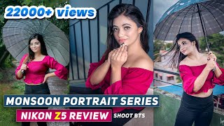 NIKON Z5 Review I Monsoon Outdoor Portrait Photography amp BTS I Akash Bera [upl. by Hammerskjold]