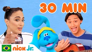 Pistas de Blue e Você  Cante com Blue Magenta e Josh  Nick Jr em Português [upl. by Narad]