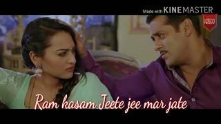 Saanso ne bandhi hai dor piyaDabang 2 whatsapp status ❤ [upl. by Riatsila]