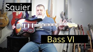 Squier Classic Vibe Bass VI  Does it Bass [upl. by Soph838]