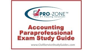 Accounting Paraprofessional Exam Study Guide [upl. by Einnim]