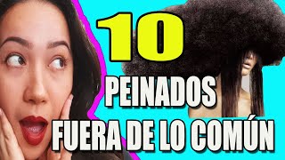 🔴 10 PEINADOS RAROS Y EXTRAVAGANTES 😀peinados locos Temporada FIN DE AÑO 2019Jennifer Caiaffa🌲 [upl. by Naara]