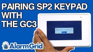 Pairing the 2GIG SP2 Keypad with the 2GIG GC3 [upl. by Eaner904]