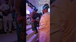 See how Eniola Badmus and Kolade Onanuga rocks K1s stage at Rotimi Ajanaku Dads burial [upl. by Sitruk]