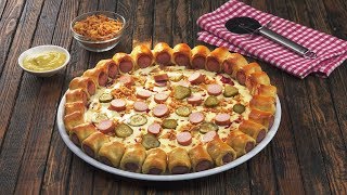 Köstliche Hot DogPizza mit Käsesenfsoße bringt dich zum Niederknien [upl. by Horwath]