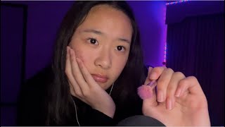 ASMR toxic friend does your makeup AGAIN roleplay😝🙄 [upl. by Orat]