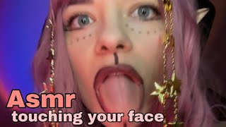 ASMR  Alien obsessively exploring your face and cleaning your bad energy [upl. by Enoed]