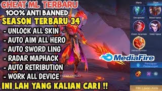 LATEST ML CHEATS 2024  MOOD MENU UNLOCK ALL SKIN NO KEY MOBILE LEGENDS ANTI BANED [upl. by Ihpen]