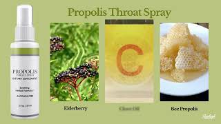 Shield Your Immune System and Soothe a Scratchy Throat With Propolis Throat Spray [upl. by Ahtiuqal]