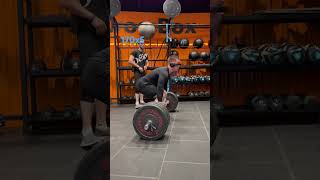 170 kg deadlift x 5 bw 80 powerlifting deadlift natural [upl. by Enisamoht]