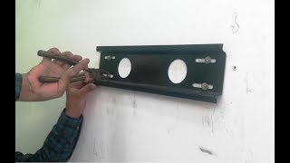 How to Wall Mount LED amp Smart TV Universal Wall Mount [upl. by Icyac]