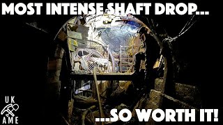 The Most Intense Shaft Drop Ever ITS WORTH IT UK Abandoned Mine Explore [upl. by Ibbob712]