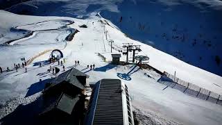 Andorra  Canillo  Grandvalira Skiing  Aerial  Drone video 4K  DJI [upl. by Tower]