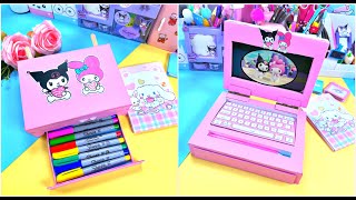 How to Make LAPTOP PHONE HOLDER and ORGANIZER [upl. by Aynatahs]