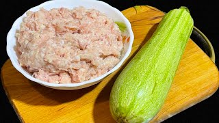 Sie haben 1 Zucchini und Hackfleisch Das leckerste ZucchiniRezept Schnelles und leckeres Rezept [upl. by Whitehurst]