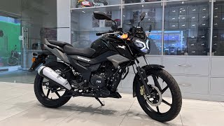 Tvs Raider 125cc 2024 Model Full Black Bluetooth Connection Top Model Review In Hindi [upl. by Asecnarf]