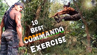 10 Best Commando Training Exercise । Commando Workout 🔥 । Army nagar 🇮🇳 । [upl. by Lurie]