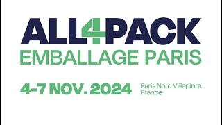 GRUPPO TOSA soluzioni per la logistica integrata a ALL4PACK EMBALLAGE PARIS [upl. by Michele]