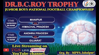 DAY 1 1st Match AIFF Junior Boys National Football Championship DRBCROY TROPHY  MPFA JABALPUR [upl. by Attiuqram]