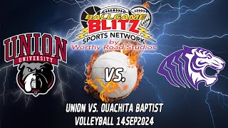 Ouachita Baptist vs Union University Volleyball Game 14SEP2024 [upl. by Ikeda]