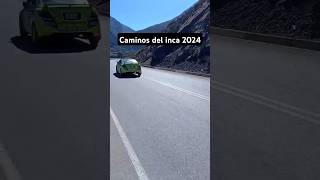 Caminos del inca 2024 partida auto n°21 automobile carretera race rally velocidad [upl. by Aicekal]