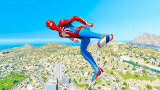 GTA 5 Epic Ragdoll GREEN SPIDERMAN VS RED MINIONVS GREEN HULK Euphoria Physics amp Funny Fails [upl. by Ahsinor482]