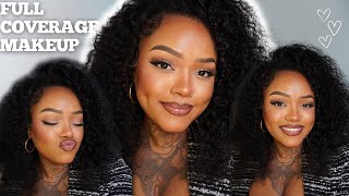 Full Coverage Makeup Tutorial  Oily Skin [upl. by Winshell389]