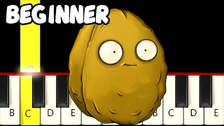 Loonboon from Plants vs Zombies  Fast and Slow Easy Piano Tutorial  Beginner [upl. by Catlee55]