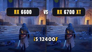 RX 6600 vs RX 6700 XT  i5 12400F  1080p  FSR  Test In 14 Games [upl. by Enajyram833]