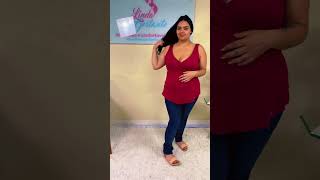 Calça Jeans Gestante Plus Size shortsviral modaplussize modagestante shortsvideo [upl. by Attennot]