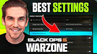 NEW BEST CONTROLLER amp GRAPHICS Settings in WARZONE BLACK OPS 6 [upl. by Ahsiekel]