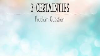 The three certainties  Equity and Trust Law England How to answer a problem question [upl. by Balch]