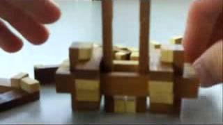 Tutorial On How To Solve A 3D Bamboo Cube Puzzle Made By Eco Game [upl. by Gilletta]