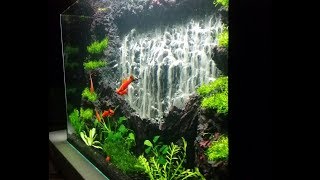 Powerful waterfall 1 Aquarium sand waterfall 46 [upl. by Llednahs]