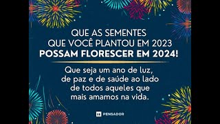 FELIZ 2024  felizanonovo feliz2024 Reveillón Adeus Ano Velho FELIZ ANO NOVO 2024 [upl. by Onailil]