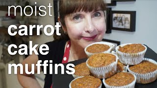 Spelt Carrot Cake Muffins or cupcakes [upl. by Talbott]