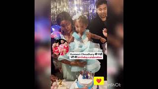 Tv popular actor Gurmeet Choudhary amp Debina Bonnerjee 2nd daughter Divisha birthday with mediaviral [upl. by Nilpik911]