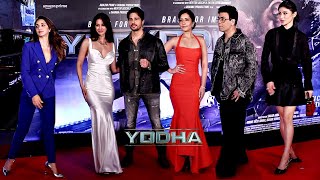 UNCUT Yodha Red Carpet Screening  Sidharth Malhotra Kiara Advani Disha Patani Raashi Khanna [upl. by Alver]