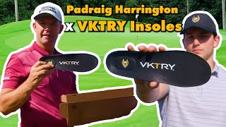 Padraig Harrington on the benefits of VKTRY Insoles [upl. by Auqeenwahs]