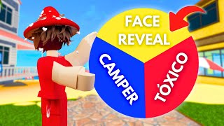 FACE REVEAL😱 HACIENDO LO QUE DIGA LA RULETA en MM2  Kevin Roblox [upl. by Ecnerwaled]