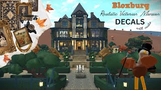 MustHave Bloxburg Decals for Classic Victorian Style [upl. by Oilalue]