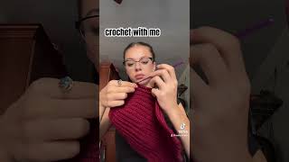 crochet a beanie with me ty xinecrochets for the tutorial 🩷🧶 crochet crochetclothing fyp [upl. by Aw]