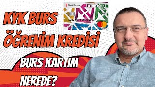 KYK BURS VE ÖĞRENİM KREDİSİ BANKKART GENÇ NEREDE BURS ZAMMI RESMİ AÇIKLAMA BELLİ OLDU MU para [upl. by Adnawad]