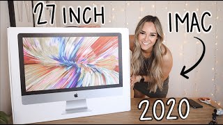 27 INCH IMAC 2020 UNBOXING  SET UP [upl. by Donoho]