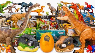 Unboxing Review Jurassic World ASMR  Dinosaur Toys Giant Atrociraptor Trex Zuru Smashers Cars [upl. by Mazur]