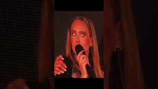 ADELE INVITES A FAN ON STAGE 💛 adele trending viralvideo fyp viralyoutubeshorts love live [upl. by Aidnic]