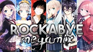 Nightcore  Rockabye  MEGAMIX Switching Vocals [upl. by Ahsirek]