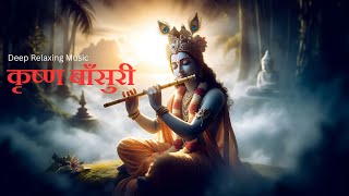 Krishna Flute Music  Deep Relaxing Music  Sleep Music  Meditation Music Study Calming Music [upl. by Gib]