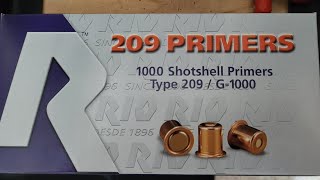 RIO 209 ShotShell Primers [upl. by Acirderf]