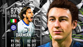 21 PACE 😨 87 SHOWDOWN DARMIAN PLAYER REVIEW  FIFA 22 Ultimate Team [upl. by Lucas830]